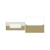 LUX Currency Envelopes (2 7/8 x 6 1/2) 50/Box, Gold Damask (CUR-98-50)