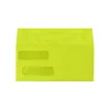 New LUX Double Window Invoice Envelopes, Wasabi 4 1/8 x 9 1/2 inch 500/Pack