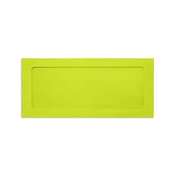 New LUX Full Face #10 Window Envelopes, Wasab Green 4 1/8 x9 1/2 inch 50/Pack