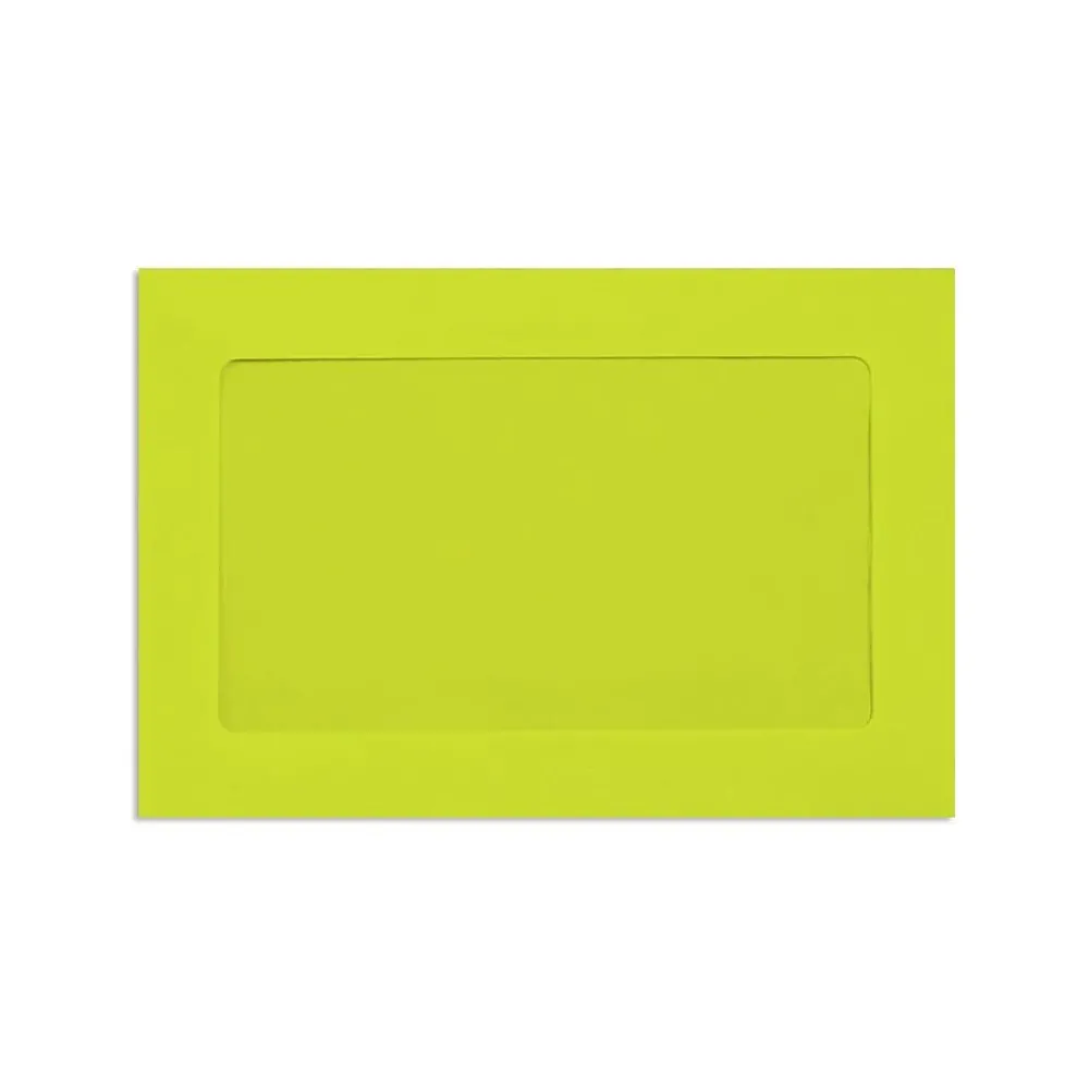 LUX Full Face Window Envelopes, Wasabi 6 x 9 inch 1000/Pack