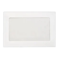 New LUX Full Face Window Envelopes, 6" x 9", Bright White, 500/Pack (FFW-69-500)