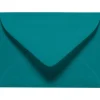 Best LUX 70lb 2 11/16"x3 11/16" #17 Mini Envelopes W/Glue, Teal Blue, 500/BX