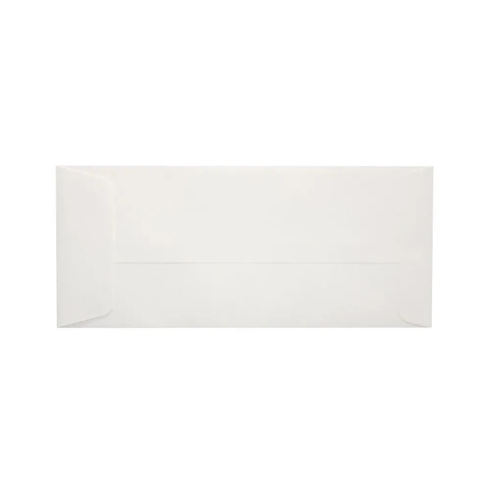 Discount LUX 80lb 4 1/8"x9 1/2" Open End #10 Envelopes W/Peel&Press, White, 250/BX