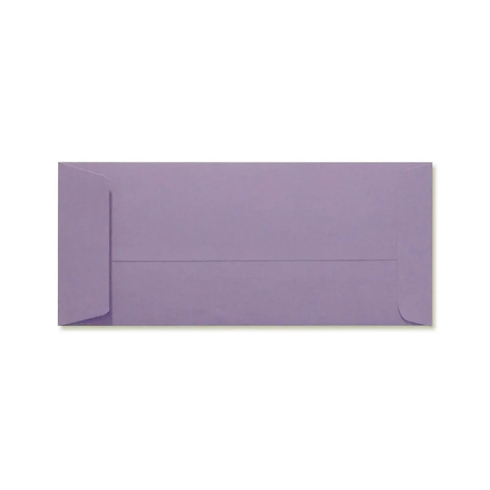 Best LUX 80lb 4 1/8"x9 1/2" Open End #10 Envelopes, Wisteria Purple, 500/BX