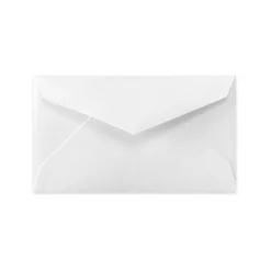 Online LUX 70lb 2 1/8"x3 5/8" Regular Flap Mini Envelopes W/Glue, Bright White, 500/BX