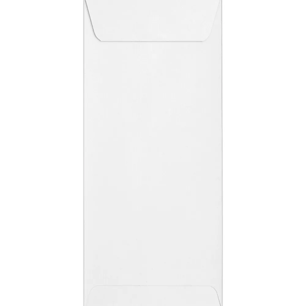 Sale LUX 80lbs. 4 1/8" x 9 1/2" #10 Open End Envelopes, Bright White, 1000/BX (7535-1000)