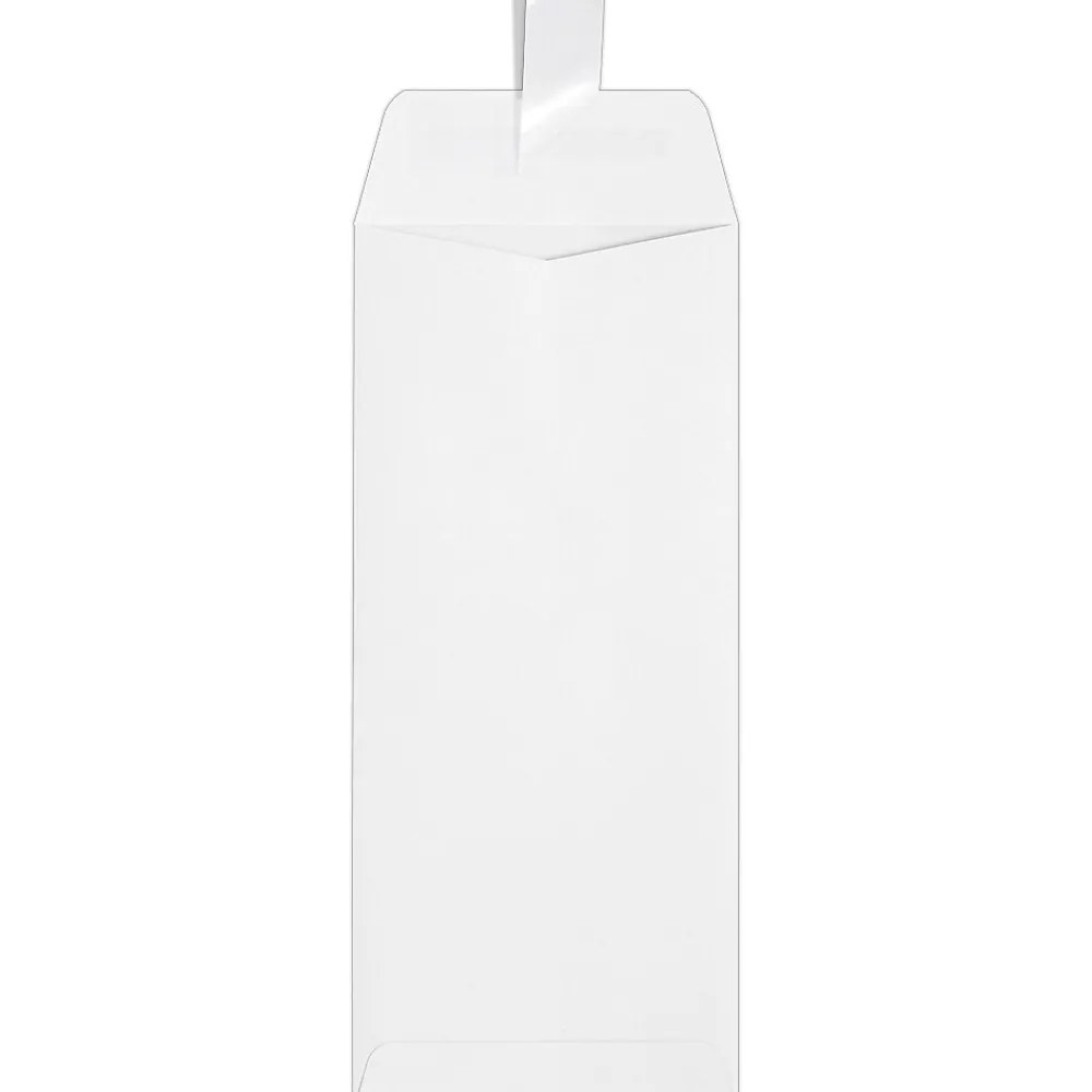 Sale LUX 80lbs. 4 1/8" x 9 1/2" #10 Open End Envelopes, Bright White, 1000/BX (7535-1000)