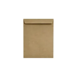 Online LUX 70lbs. 10" x 13" Open End Envelopes, Grocery Bag Brown, 500/BX (4897-GB-500)