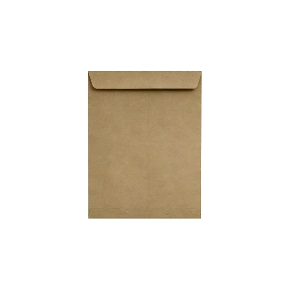 Online LUX 70lbs. 10" x 13" Open End Envelopes, Grocery Bag Brown, 500/BX (4897-GB-500)