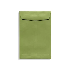 LUX 70lbs. 9" x 12" Open End Envelopes, Avocado Green, 1000/BX