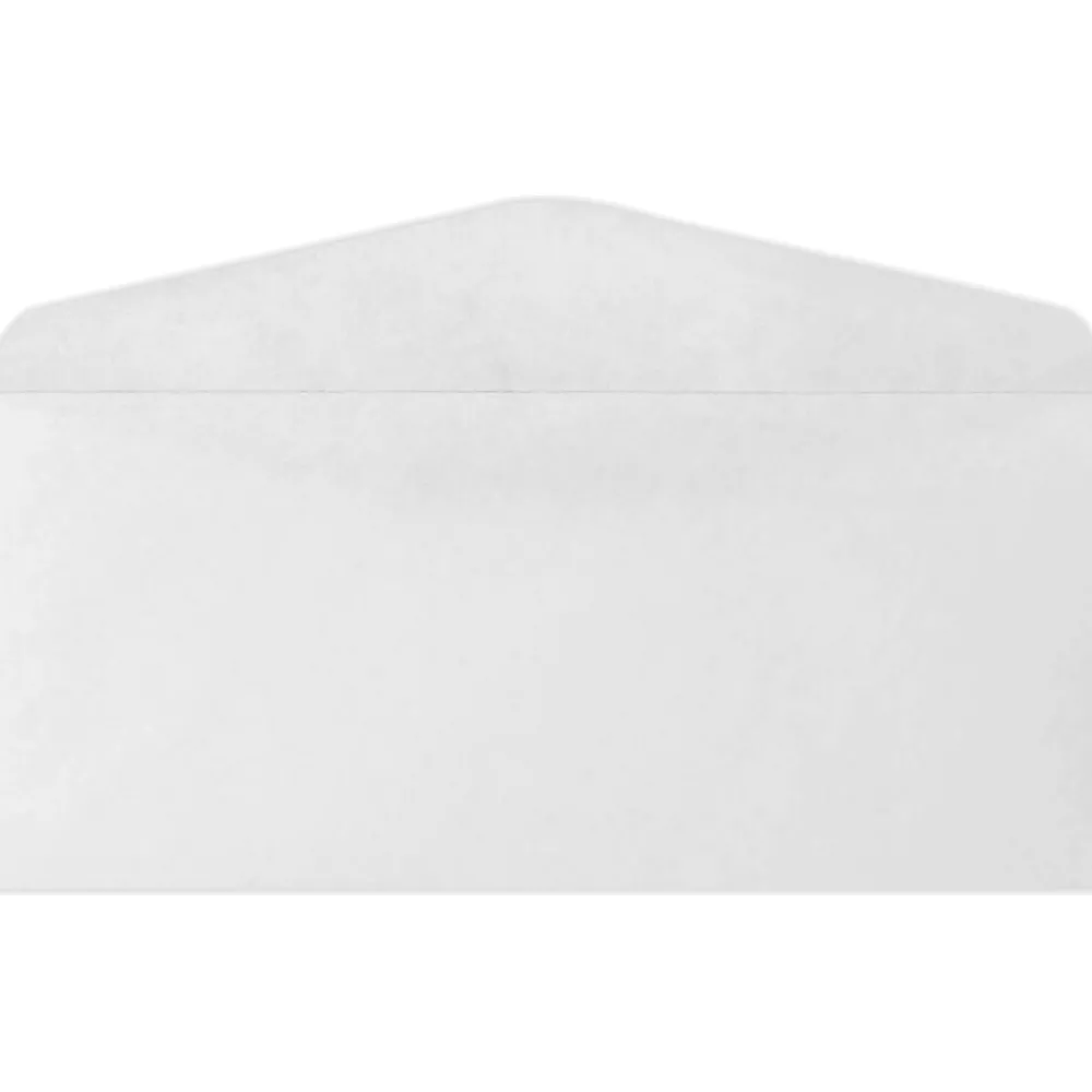 Hot LUX Moistenable Glue #8 Business Envelope, 3 5/8" x 8 5/8", Bright White, 250/Pack (43984-250)