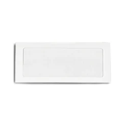 Clearance LUX Moistenable Glue #10 Window Envelope, 4 1/2" x 9 1/2", Bright White, 250/Box (FFW-10-250)