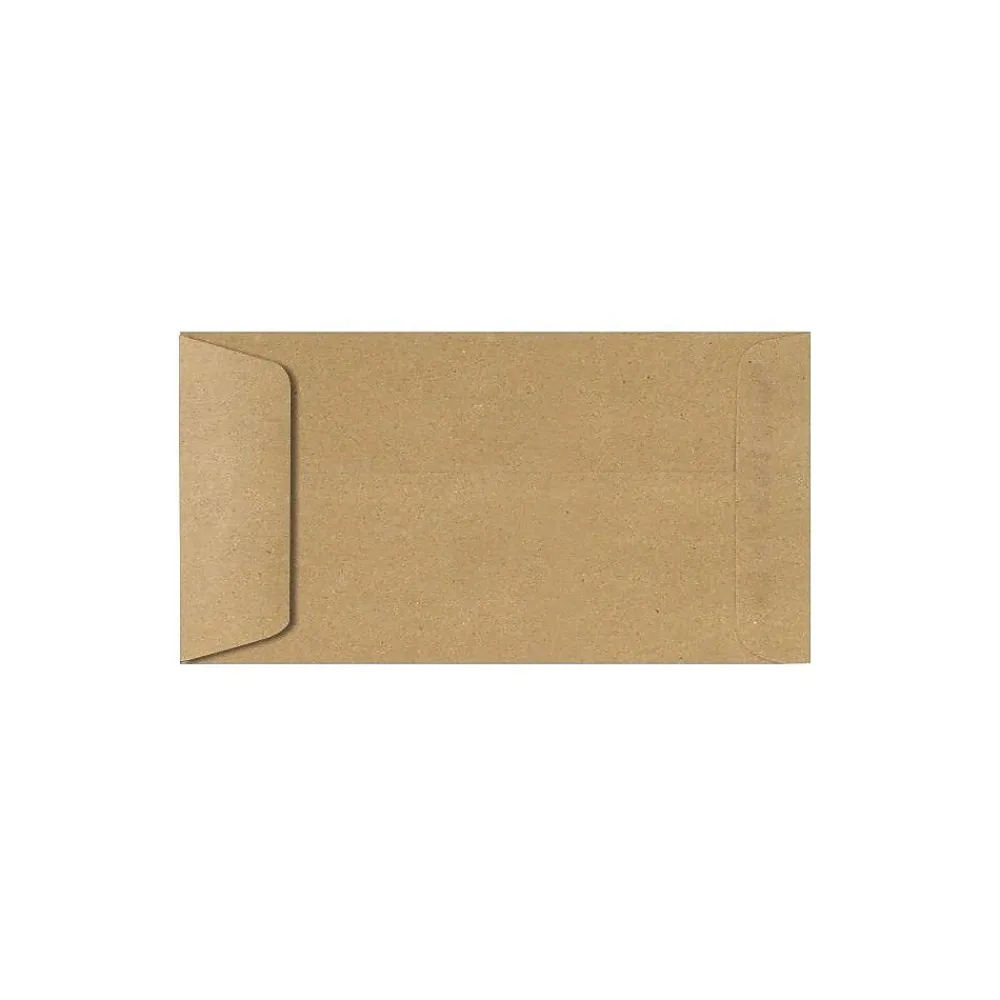 Online LUX Open End Envelope 6" x 11.5", Grocery Bag Brown