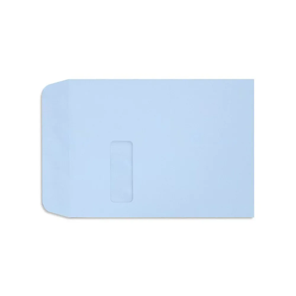 Clearance LUX Open End Envelopes 9" x 12", Baby Blue