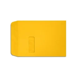 Best LUX Open End Envelopes 9" x 12", Sunflower Yellow