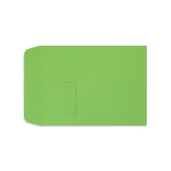 LUX Open End Envelopes 9" x 12", Limelight Green