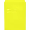 LUX Open End Kraft Envelopes 9" x 12", Citrus Yellow (-1590-L20-1M)