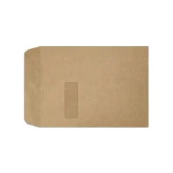 New LUX Open End Self Seal Window Envelope, 9" x 12", Grocery Bag, 1000/Pack (1590-GB-1M)