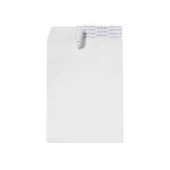 Clearance LUX Peel & Seal Open End Self Seal #15 1/2 Kraft Catalog Envelope, 12" x 15 1/2", White, 50/Pack (17318-50)