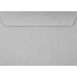 Online LUX Self Seal Kraft Booklet Envelope, 6" x 9", Gray Kraft, 50/Pack (4820-GK-50)