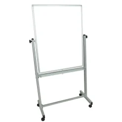 Dry Erase*Luxor Double Sided Magnetic Dry-Erase Whiteboard, Aluminum Frame, 30" x 40" (MB3040WW)