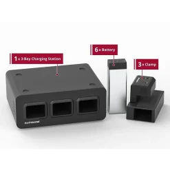 KwikBoost EdgePower Medium-Use Bundle, Black/Silver (KBEP-6B3C3)<Luxor Hot