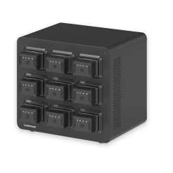 KwikBoost EdgePower 9-Bay Base Desktop Charging Station, Black (KBEP-BASE9)<Luxor Outlet