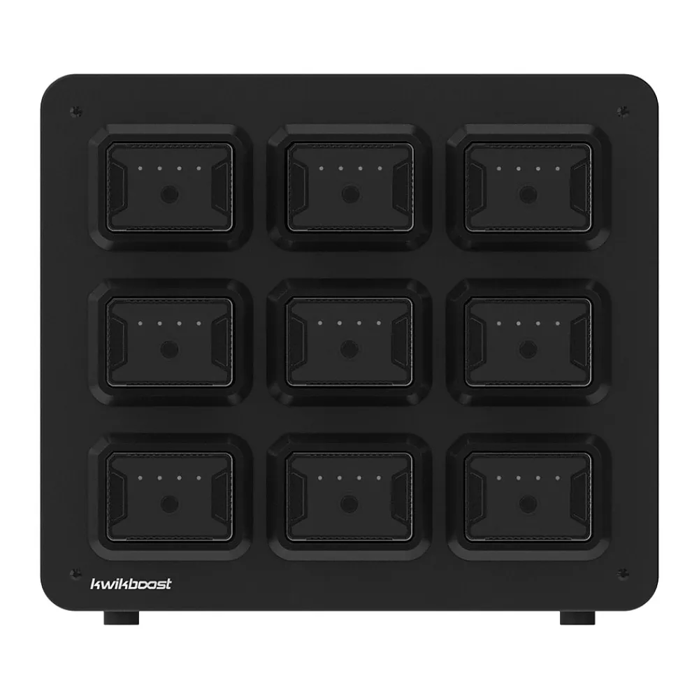 KwikBoost EdgePower 9-Bay Base Desktop Charging Station, Black (KBEP-BASE9)<Luxor Outlet