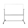 Dry Erase*Luxor Steel Mobile Dry-Erase Whiteboard, Aluminum Frame, 40"H x 72"W (MB7240WW)