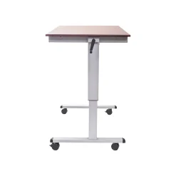 Standing Desks*Luxor 48"W Adjustable Desk, Laminate Wood (STANDUP-CF48-DW)