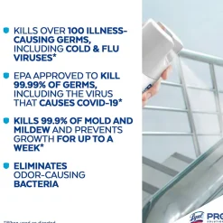 Disinfectant Spray, Crisp Linen Scent, 19 oz. (1920079329)<Lysol