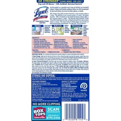Disinfecting Wipes, Lemon and Lime Blossom, 35 Wipes/Canister, (81145)<Lysol Discount