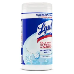 Disinfecting Wipes, Crisp Linen, 80 Wipes/Pack (1920089346)<Lysol Sale