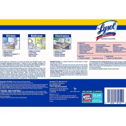 Disinfecting Wipes, Lemon and Lime Blossom, 35 Wipes/Canister, 3 Canisters/Pack (1920082159)<Lysol Online