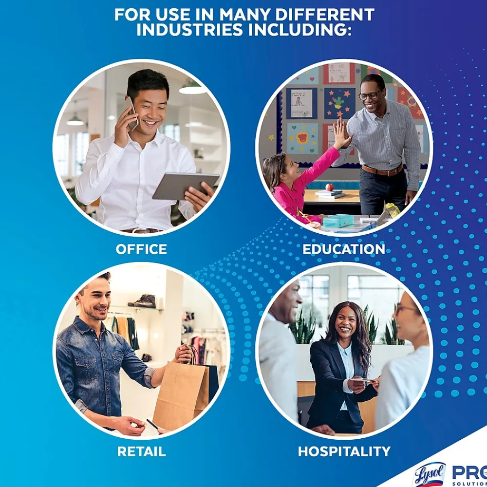 Disinfecting Wipes, Lemon and Lime Blossom, 35 Wipes/Canister, 3 Canisters/Pack (1920082159)<Lysol Online