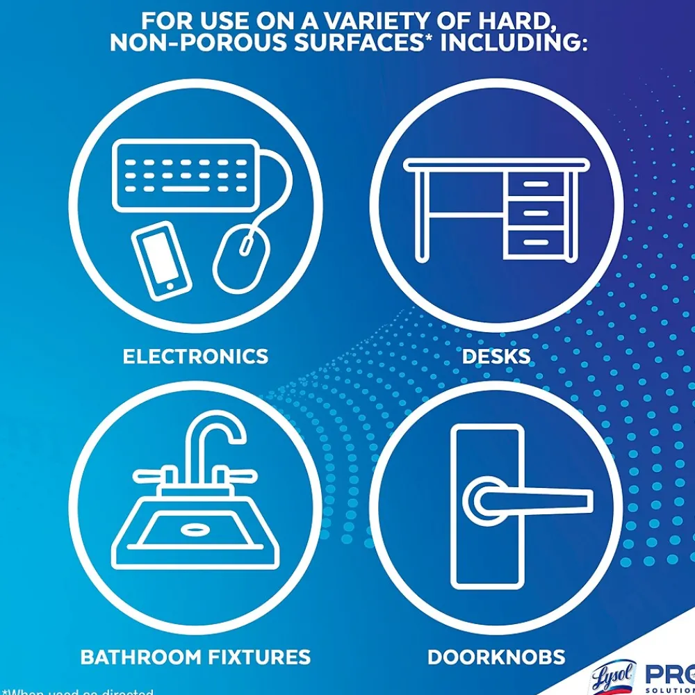 Dual Action Disinfecting Wipes, Citrus, 75 Wipes/Pack (1920081700)<Lysol New