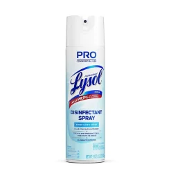 Professional Cleaner Disinfectant Spray, Crisp Linen Scent, 19 Oz., 12/Carton (36241-74828)<Lysol Discount