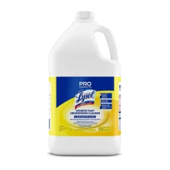 Professional Disinfecting Deodorizing Cleaner, Lemon, 128 oz., 4/Carton (3624176334CT)<Lysol Discount