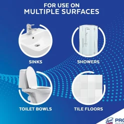 Professional Heavy Duty Bathroom Cleaner, Concentrate, Fresh Lime Scent, 1 gal. (3624194201)<Lysol Discount