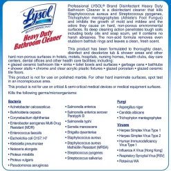 Professional Heavy Duty Bathroom Cleaner, Concentrate, Fresh Lime Scent, 1 gal. (3624194201)<Lysol Discount