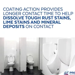 Toilet Bowl Cleaner Lime and Rust Remover, 24 Oz. (1920098013X)<Lysol Outlet