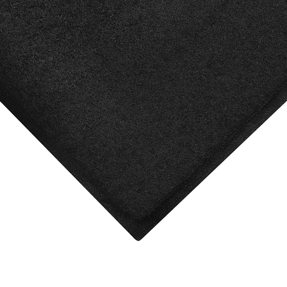 M + A Matting Brush Hog Commercial Outdoor Scraper Floor Mat, 2.82' x 4.92', Charcoal (395135100)