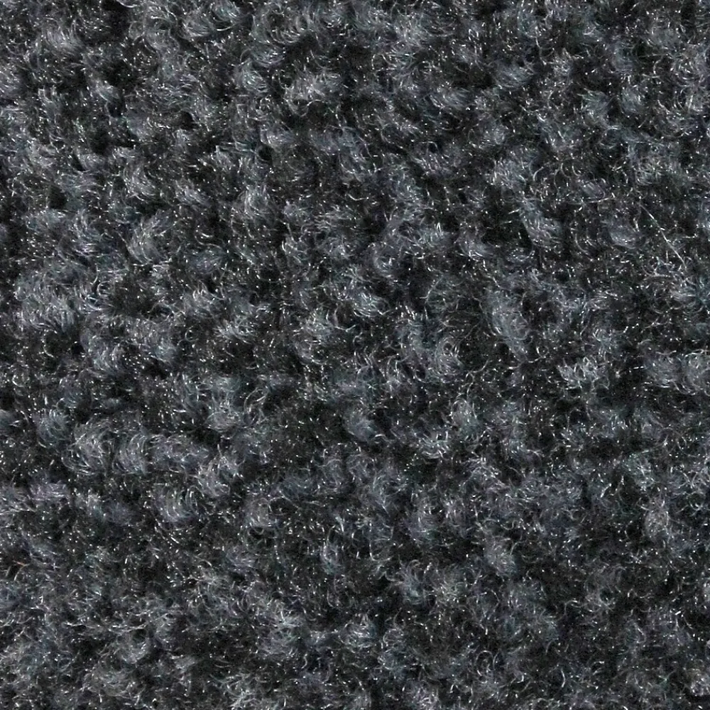 M + A Matting Plush Commercial Wiper Entrance Floor Mat, 5.75' x 3.75', Midnight Grey (1806746190)