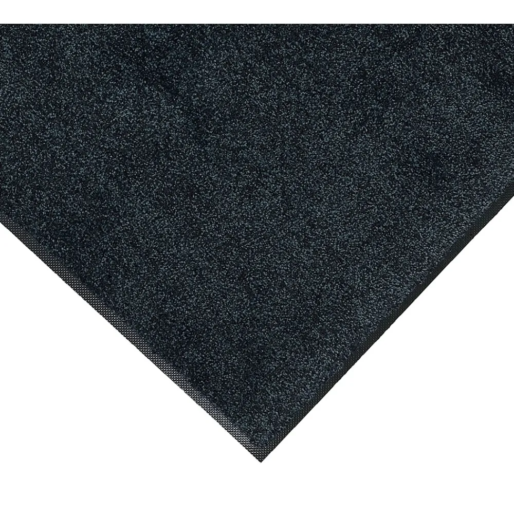 M + A Matting Plush Commercial Wiper Entrance Floor Mat, 5.75' x 3.75', Slate Grey (1806546190)