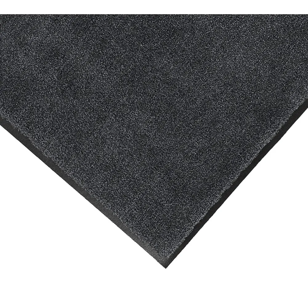 M + A Matting Plush Commercial Wiper Entrance Floor Mat, 9.83' x 2.92', Midnight Grey (18067310190)