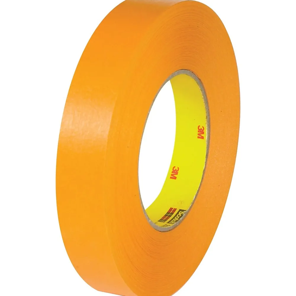 Discount Scotch 3M 2525 Flatback Tape, 9.5 Mil, 1" x 60 yds., Orange, 6/Case (T94525256PK)