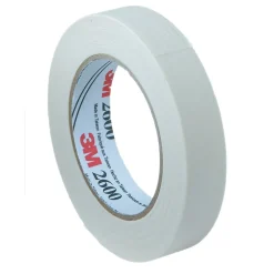 Best 3M 2 in x 60 yds., Masking Tape, White, 3 Rolls (MMM260048A-3)