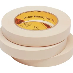 New 3M ™ 3/4" x 60 yds. x 7.6 mil Masking Tape 231, 12 Rolls