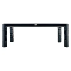 Hot 3M Adjustable Monitor Laptop Stand, 1.7" to 5.5", Holds Up to 20 lbs., Black (MS85B)