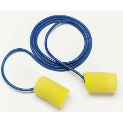 3M E-A-R Classic Earplugs, Corded, Poly Bag, 200 Pairs/Case (311-1101)